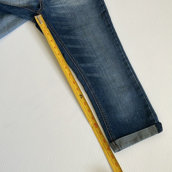 Justice simply low, cropped, Capri, jeans.  Girls size 12 1/2 - Picture 6 of 14